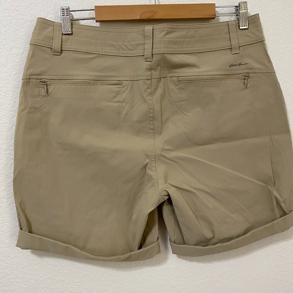 Eddie Bauer Women's Stretch UPF 50 Rolled Hem Adjustable Length Bermuda Shorts - Picture 6 of 9